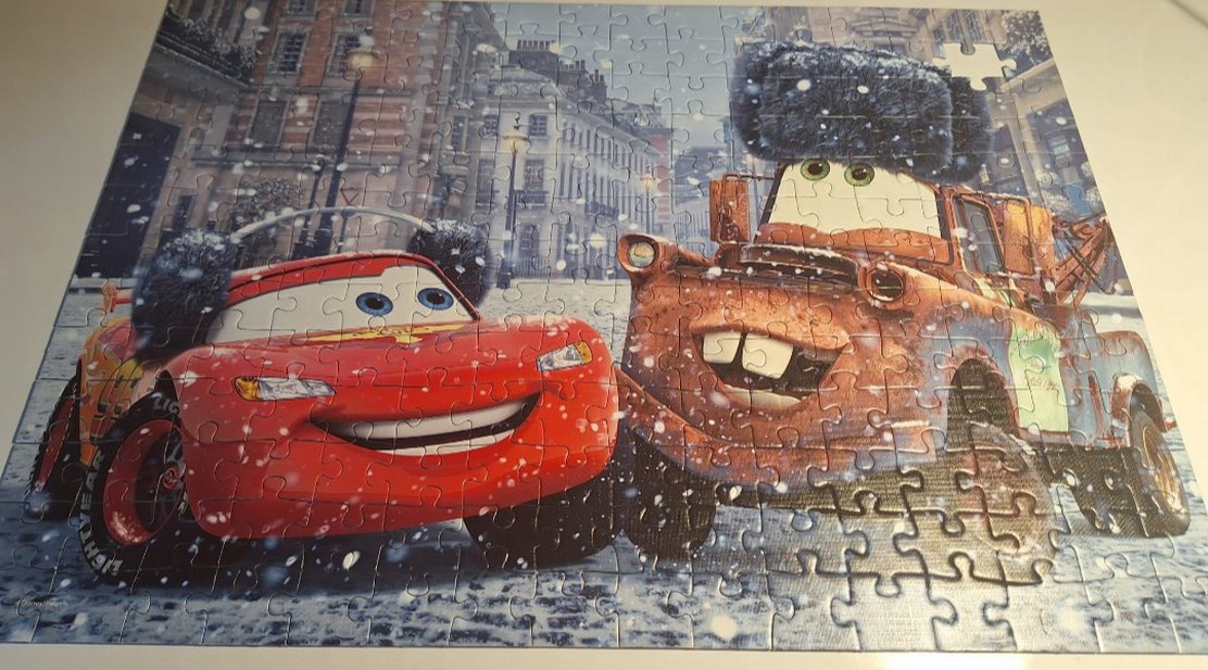 Disney Arabalar 34x48 cm 200 Parça Puzzle - Görsel 5