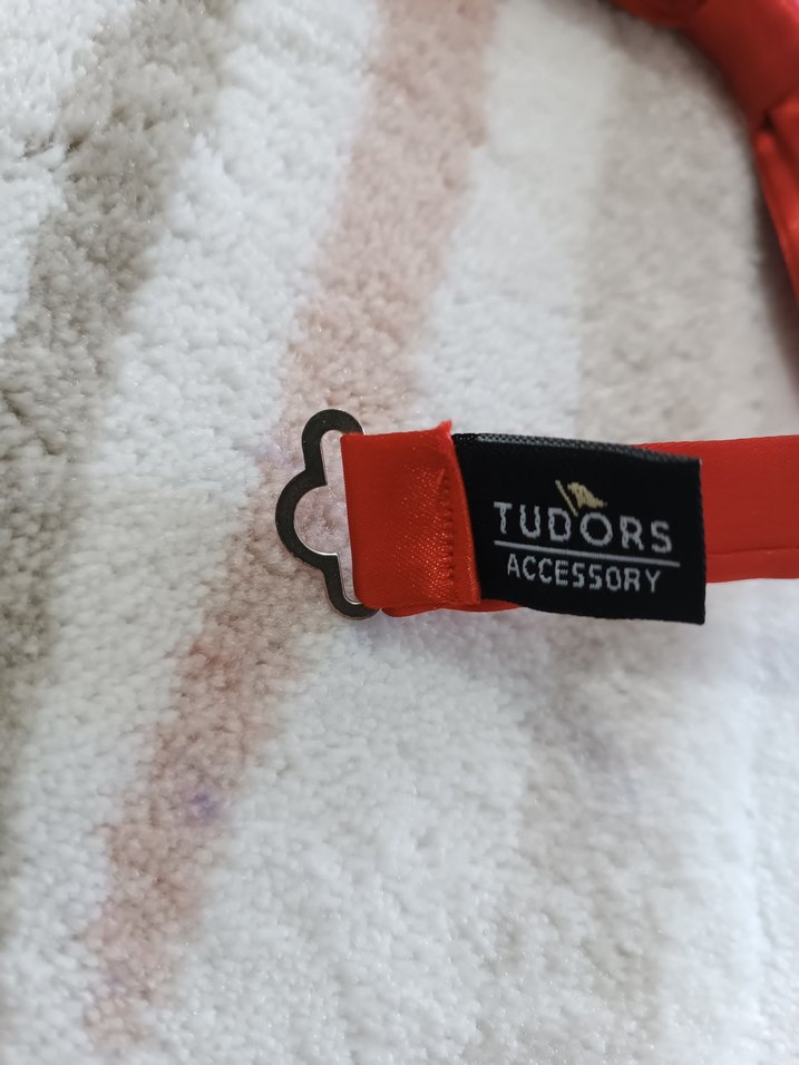 Saten Kumaş Kırmızı Çocuk Papyon - Görsel 3