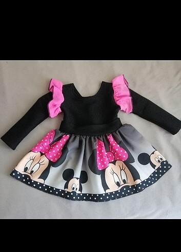 2 yaş Minnie mouse elbise