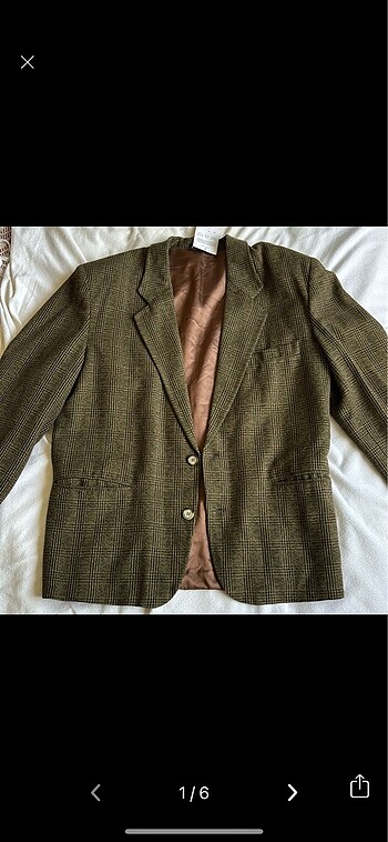 Humana vintage italyadan alındı oversize blazer