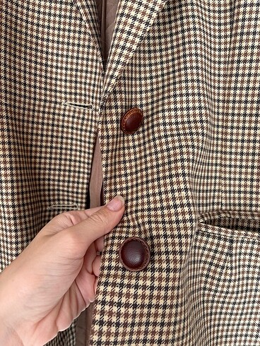 l Beden kahverengi Renk Made in italy vintage blazer