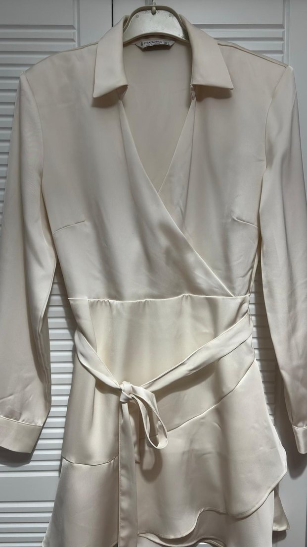 Beyaz Midi Kadın Elbise - Görsel 2