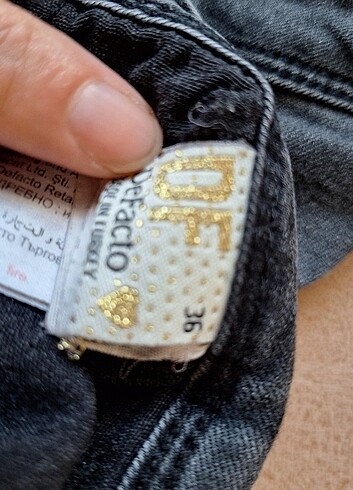 36 Beden siyah Renk Defacto pantalon 
