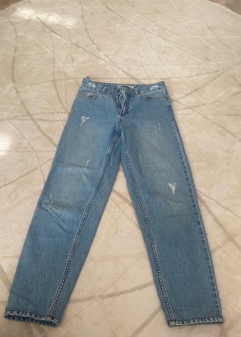 Mavi Loose Fit Midi Denim Kadın Jean - Görsel 4