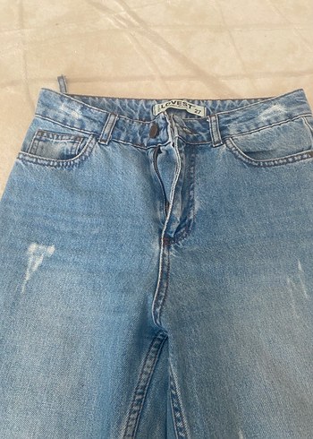 Mavi Loose Fit Midi Denim Kadın Jean - Görsel 2