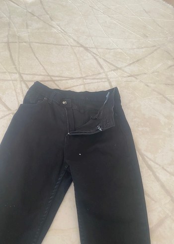Erkek Siyah Dar Kesim Denim Pantolon - Görsel 2