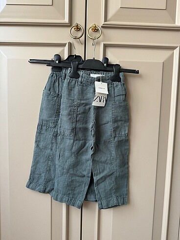 Zara erkek çocuk keten pantolon