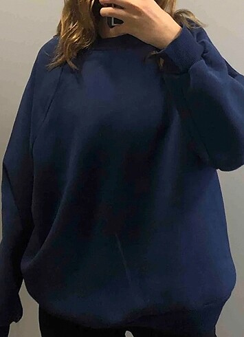Trendyol & Milla lacivert sweatshirt
