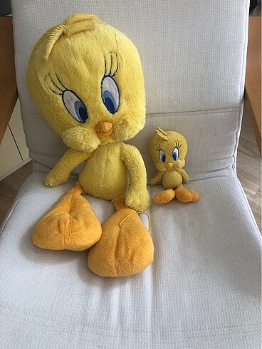 Orjinal Lisanslı 70 cm Peluş Tweety. Küçüğü yanında hediye .