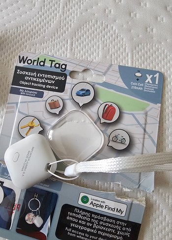 World Tag Akıllı Takip Cihazı Beyaz - Görsel 2