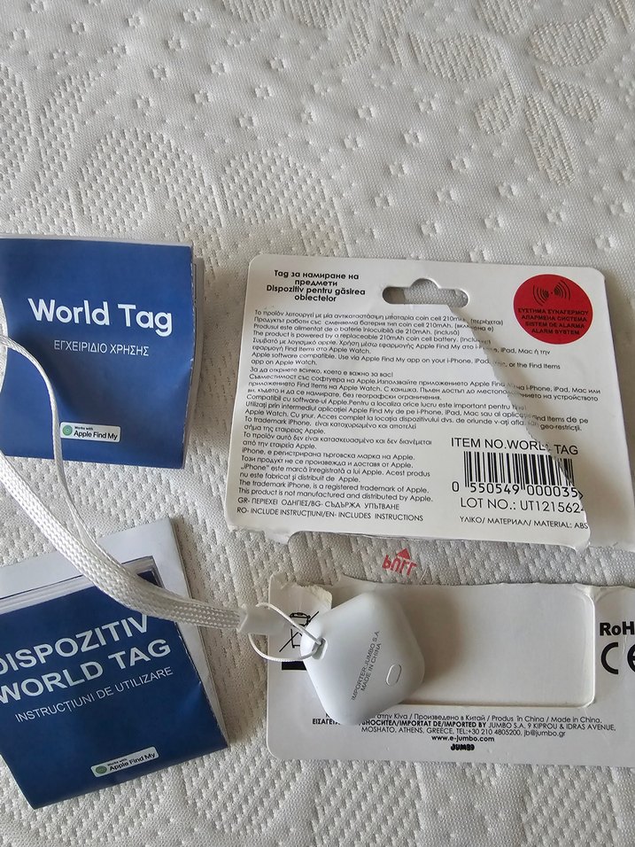 World Tag Akıllı Takip Cihazı Beyaz - Görsel 3