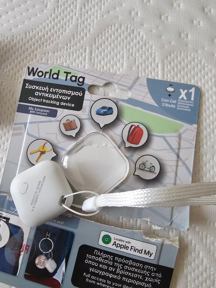 World Tag Akıllı Takip Cihazı Beyaz - Görsel 2