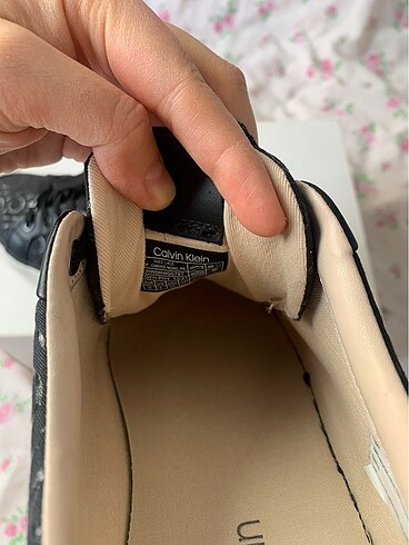 39 Beden siyah Renk Calvin klein orijinal sneaker