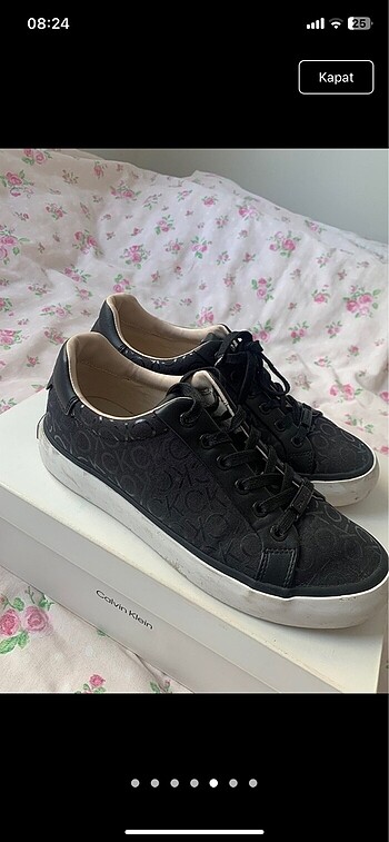 39 Beden siyah Renk Orijinal ck sneaker