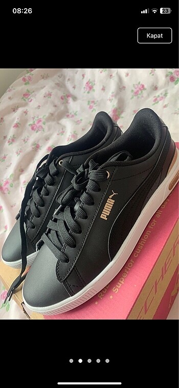 38 Beden siyah Renk Orijinal puma sneaker