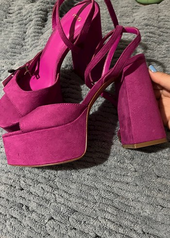 Mango çapraz platform topuklu ayakmı - Görsel 5