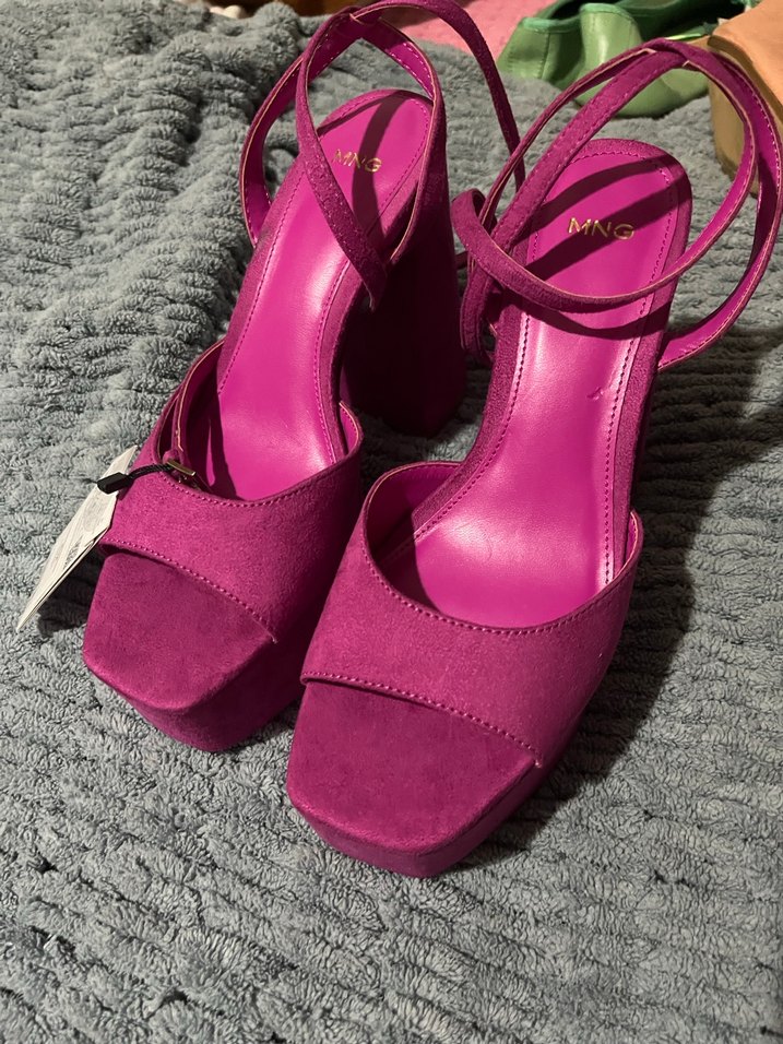 Mango çapraz platform topuklu ayakmı - Görsel 3