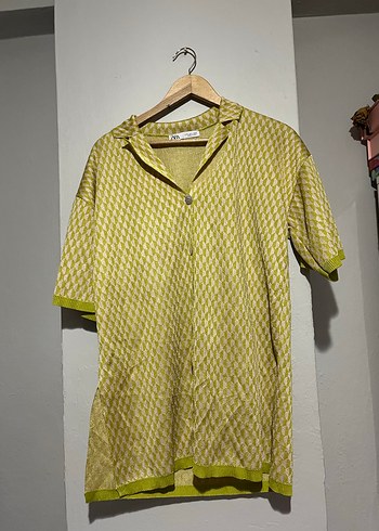 Zara Jakarlı örgü gömlek - Görsel 5