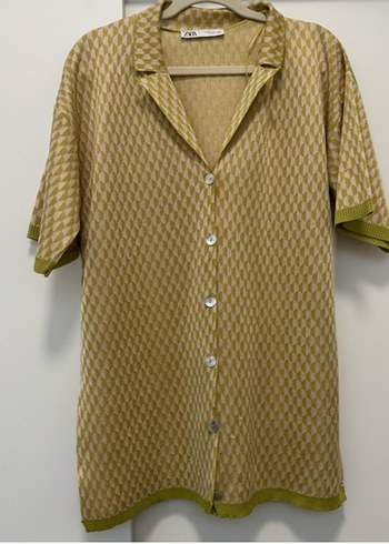 Zara Jakarlı örgü gömlek - Görsel 2