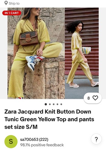 Zara Jakarlı örgü gömlek - Görsel 4