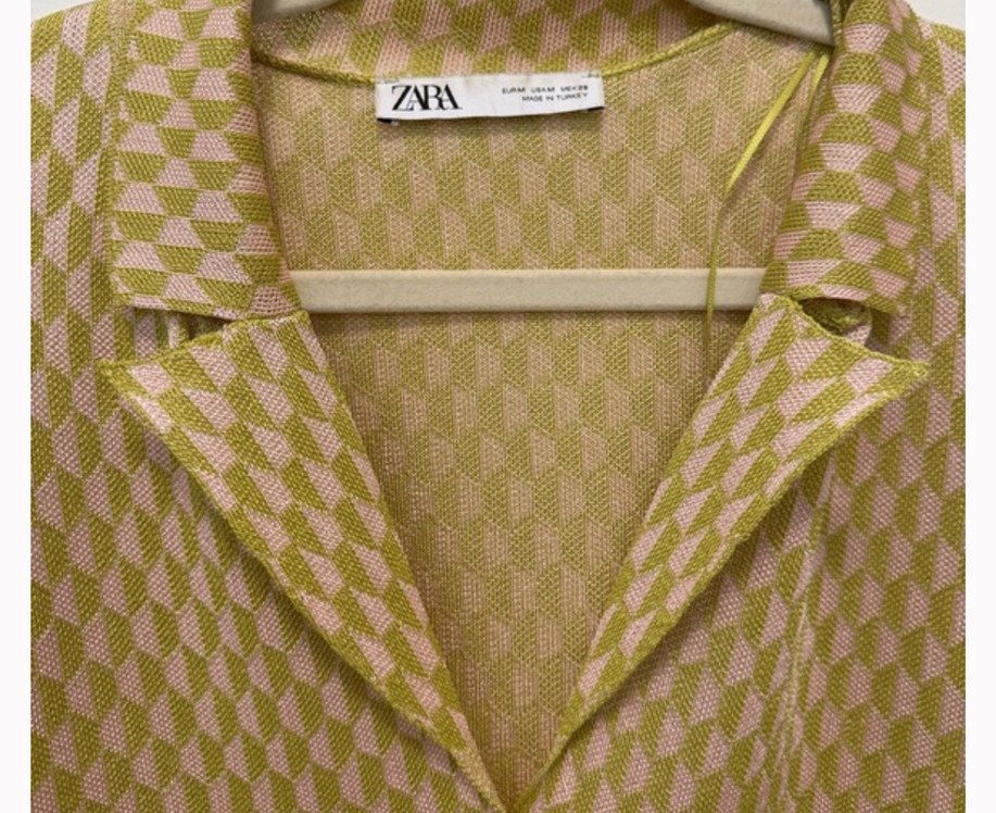 Zara Jakarlı örgü gömlek - Görsel 3