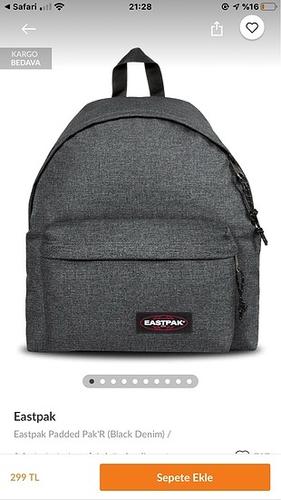 Eastpak çanta