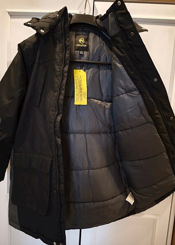 Erkek Siyah Fermuarlı Street Wear Mont - Görsel 2