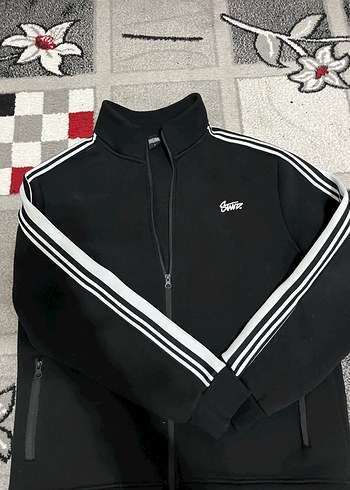 Siyah Fermuarlı Spor  Ceket - Görsel 2