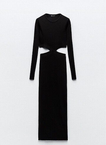 Zara pencere detay elbise