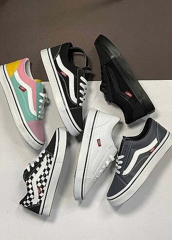 38 Beden siyah Renk VANSS SNEAKER SİYAH 