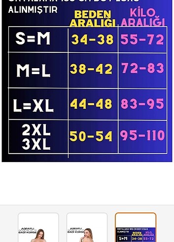 xxl Beden Korse 