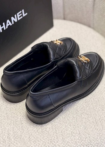 Chanel Siyah Tokalı Klasik Topuklu Ayakkabı - Görsel 6