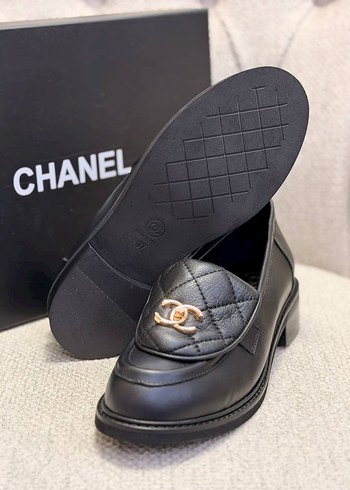 Chanel Siyah Tokalı Klasik Topuklu Ayakkabı - Görsel 7