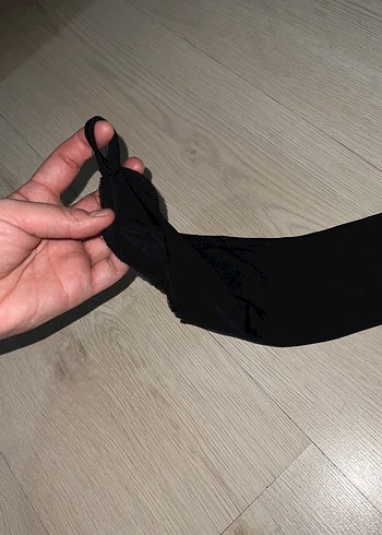 Siyah Gotik V Yaka Uzun Kollu Bluz - Görsel 3