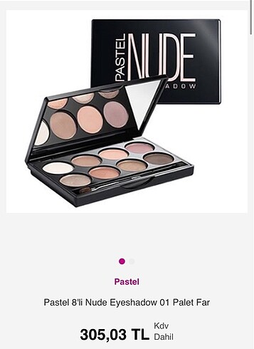  Beden Pastel nude renkler far paleti