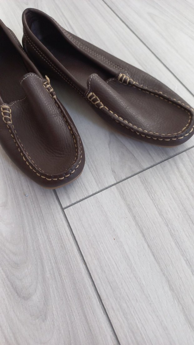 Kahverengi Erkek Çocuk Deri Loafer Ayakkabı - Görsel 2