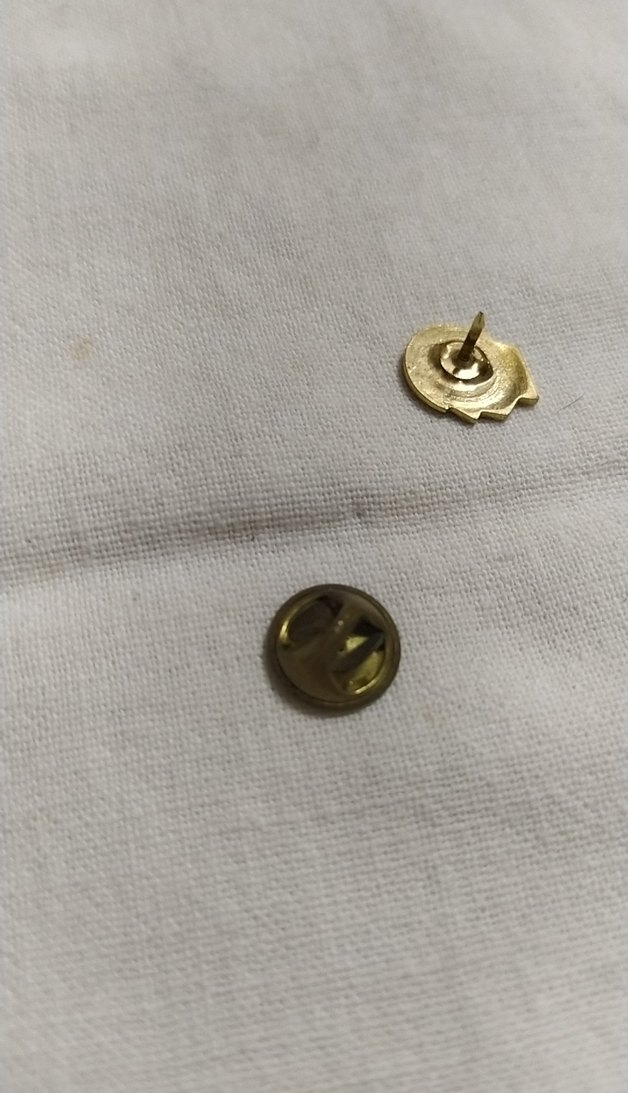 Parlak Sarı Metal  Atatürk Rozeti - Görsel 4