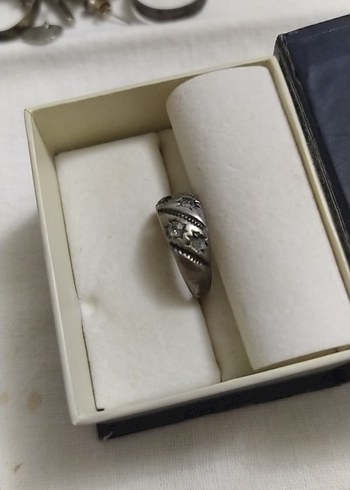 Vintage Desenli  Gümüş Kadın Yüzüğü - Görsel 2
