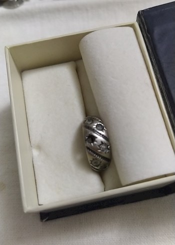 Vintage Desenli  Gümüş Kadın Yüzüğü - Görsel 3