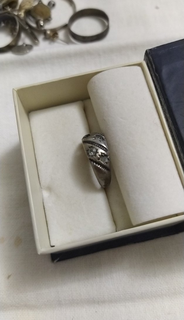 Vintage Desenli  Gümüş Kadın Yüzüğü - Görsel 2