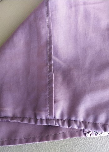 Dantelli Saten  Patchwork Kırlent - Görsel 6