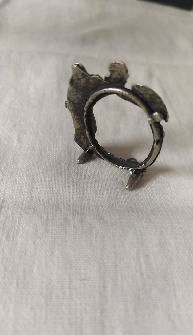 Vintage Tarz Gri Metal Resimlik - Görsel 2