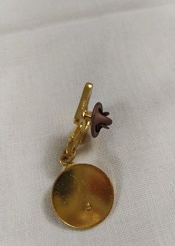 Atatürk  Broşu  Altın Kaplama - Görsel 5