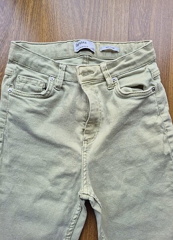 Bershka Esnek koton pantolon