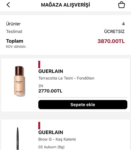 Guerlain terracotta fondöten - Görsel 6