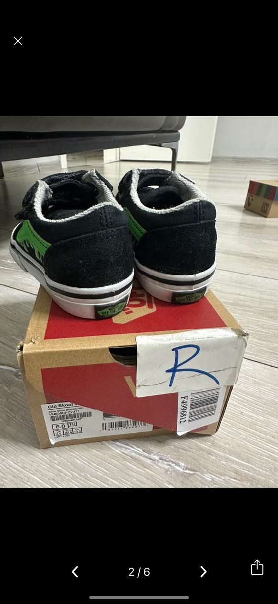 Vans bantlı çocuk ayakkabısı - Görsel 2