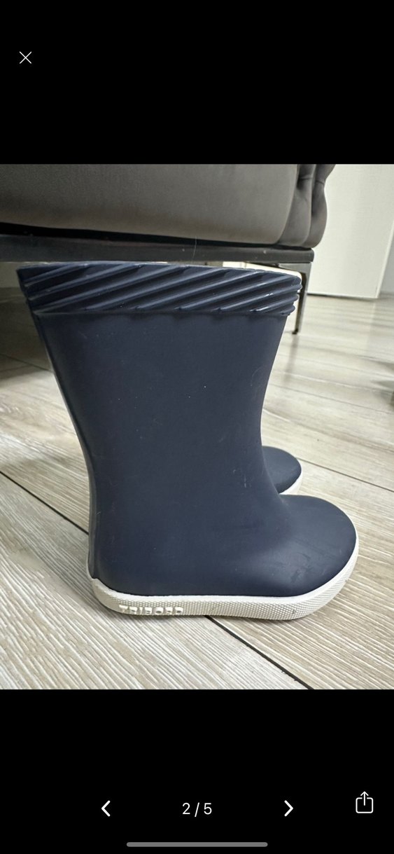 Lacivert decathlonErkek Çocuk Yağmur Çizmesi - Görsel 2