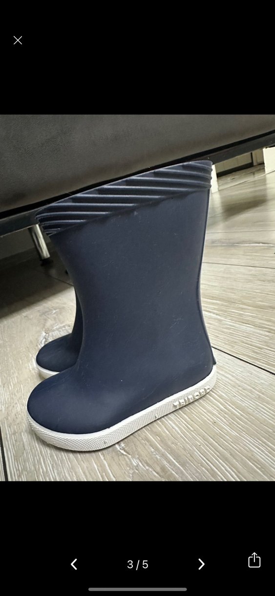 Lacivert decathlonErkek Çocuk Yağmur Çizmesi - Görsel 3