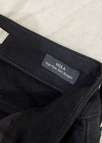 Mavi Siyah Kadın Kot Pantolon - Görsel 2