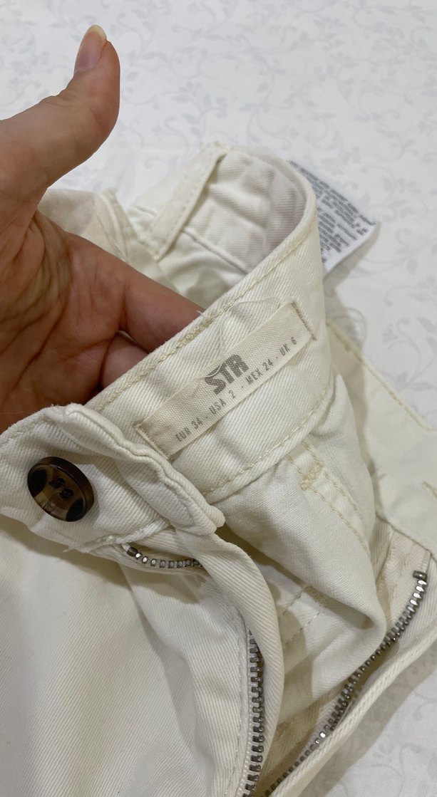 Bej Kadın Midi Kumaş Pantolon - Görsel 2